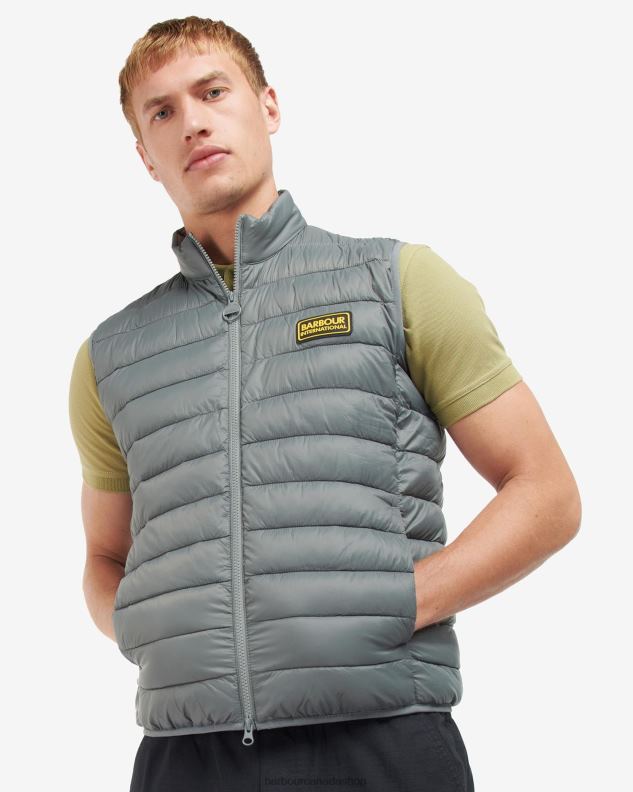 Barbour Clothing Men Powder Blue Racer Reed Gilet 2BB2F248