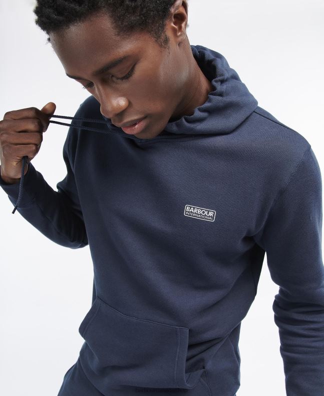 Barbour Clothing Men Anthracite Marl International Small Logo Hoodie 2BB2F989