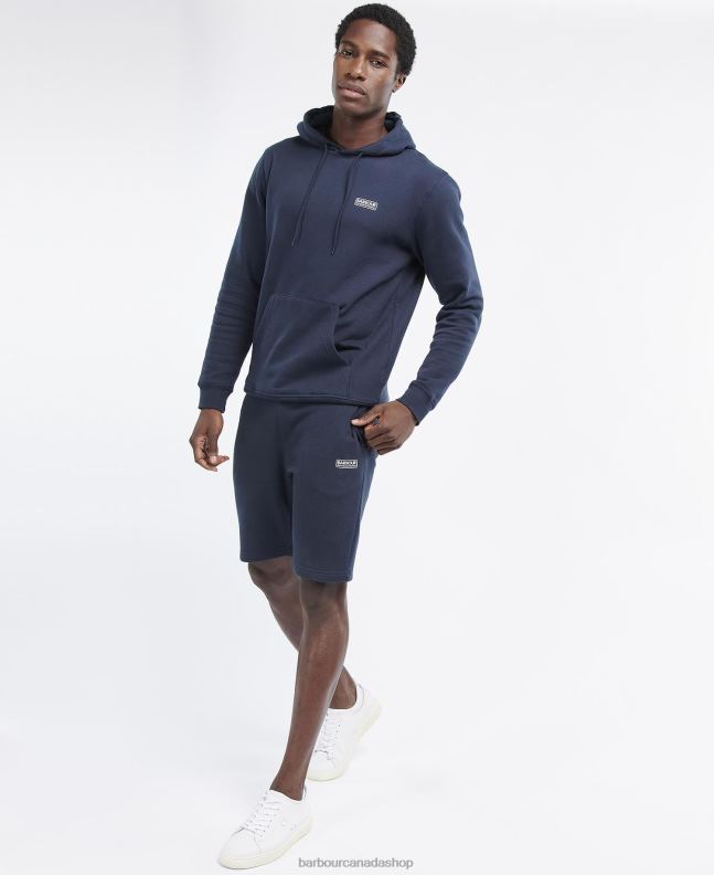 Barbour Clothing Men Anthracite Marl International Small Logo Hoodie 2BB2F989