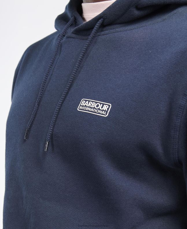 Barbour Clothing Men Anthracite Marl International Small Logo Hoodie 2BB2F989