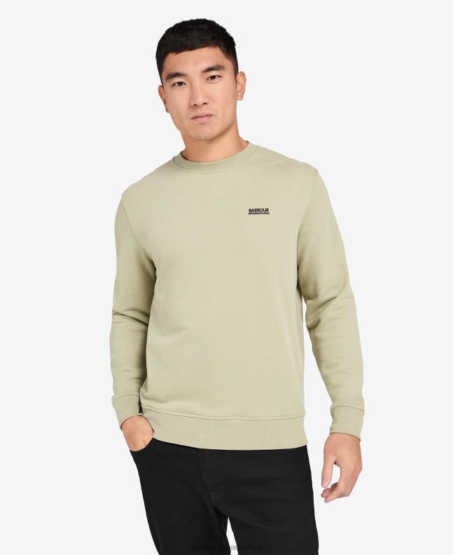 Barbour Clothing Men Cavalry Sand Roadster Crew Neck Sweater 2BB2F1002