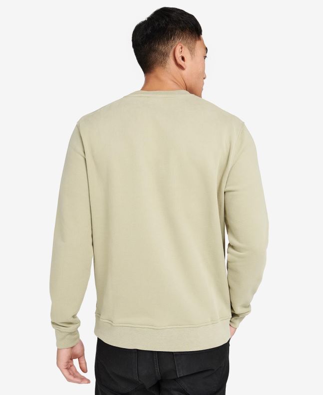 Barbour Clothing Men Cavalry Sand Roadster Crew Neck Sweater 2BB2F1002