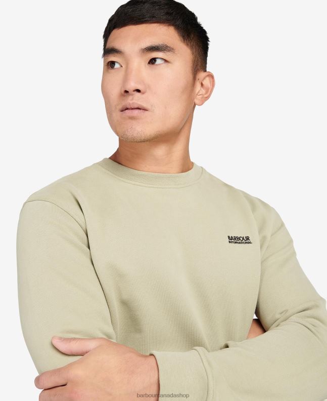 Barbour Clothing Men Cavalry Sand Roadster Crew Neck Sweater 2BB2F1002