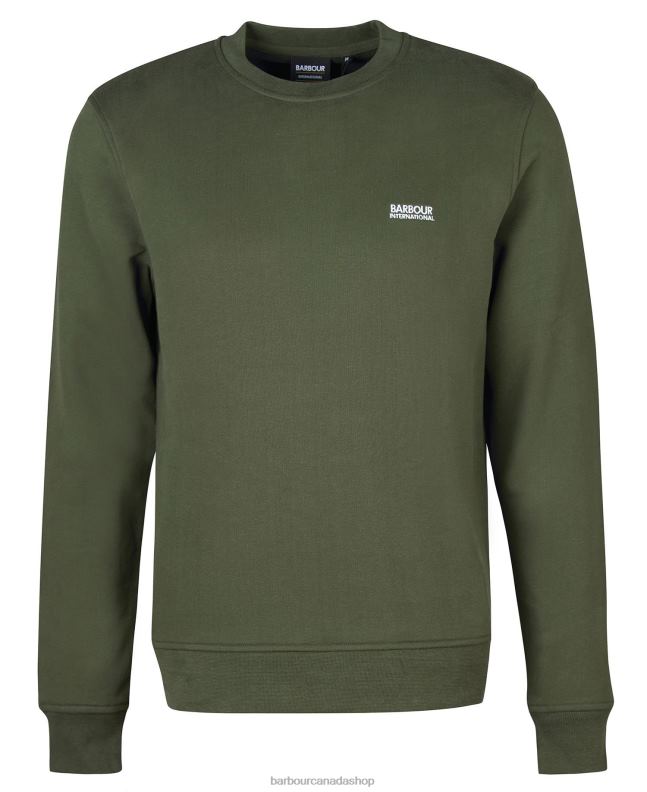 Barbour Clothing Men Cavalry Sand Roadster Crew Neck Sweater 2BB2F1067