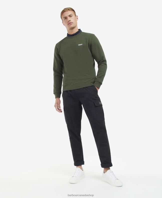 Barbour Clothing Men Cavalry Sand Roadster Crew Neck Sweater 2BB2F1067