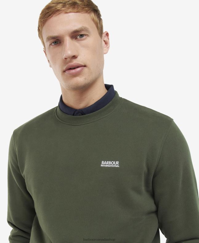 Barbour Clothing Men Cavalry Sand Roadster Crew Neck Sweater 2BB2F1067