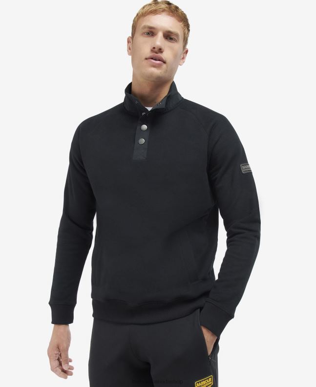 Barbour Clothing Men Classic Black Dual Sweatshirt 2BB2F1047