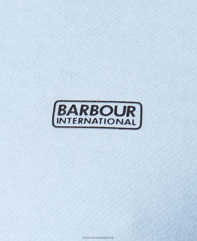 Barbour Clothing Men Faded Blue Essential Half-Zip Sweatshirt 2BB2F999