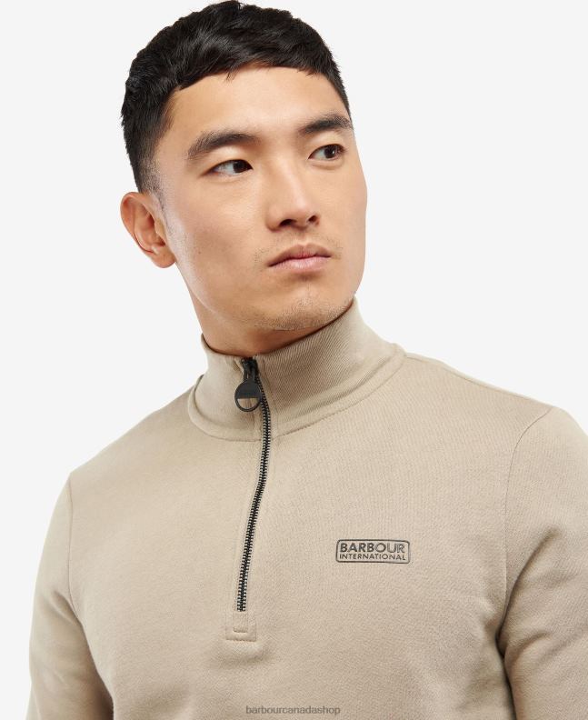 Barbour Clothing Men Forest Essential Half Zip Sweatshirt 2BB2F1069