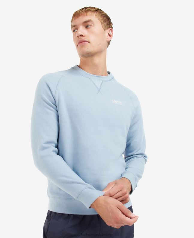 Barbour Clothing Men International Navy Essential Crew Neck Sweatshirt 2BB2F1057