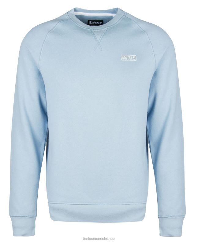 Barbour Clothing Men International Navy Essential Crew Neck Sweatshirt 2BB2F1057