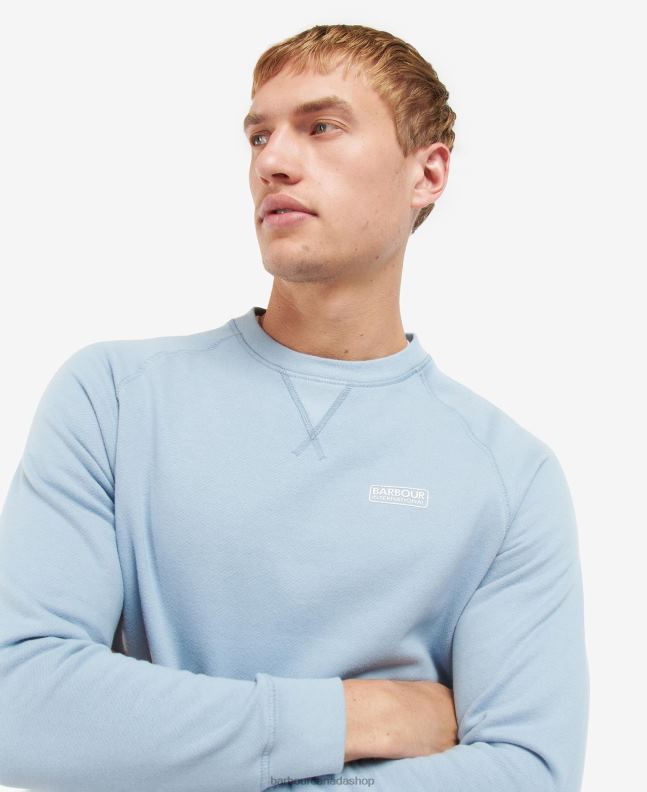Barbour Clothing Men International Navy Essential Crew Neck Sweatshirt 2BB2F1057