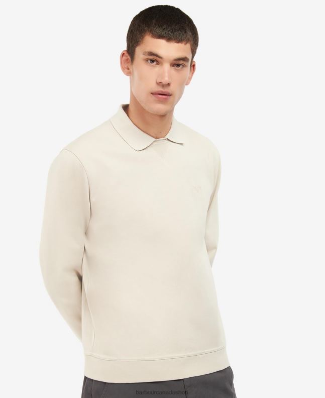 Barbour Clothing Men Mist Headlam Cotton Sweatshirt 2BB2F1044