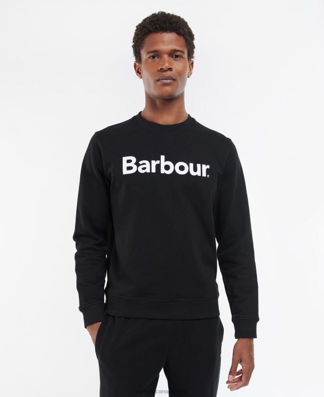 Barbour Clothing Men Navy Logo Crew-Neck Sweatshirt 2BB2F1060