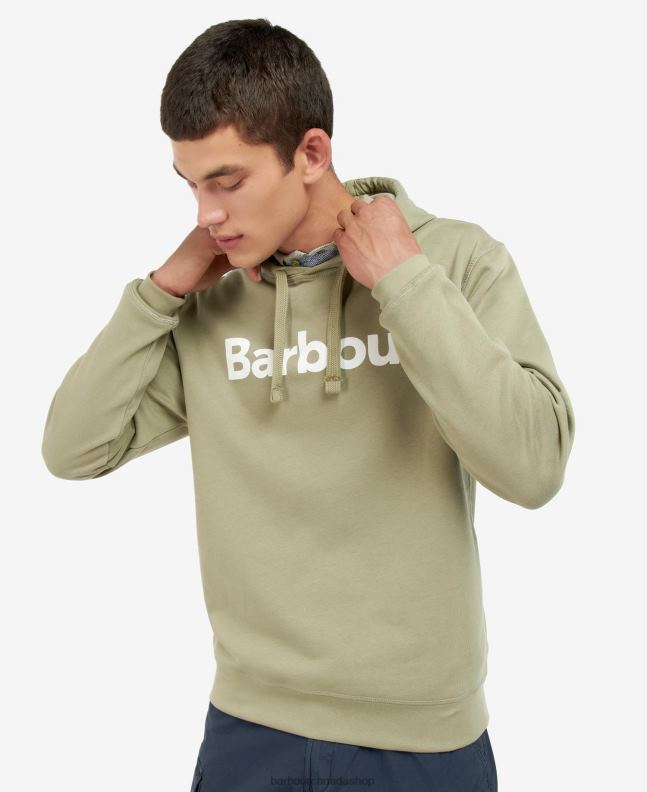 Barbour Clothing Men Navy Logo Hoodie 2BB2F1040