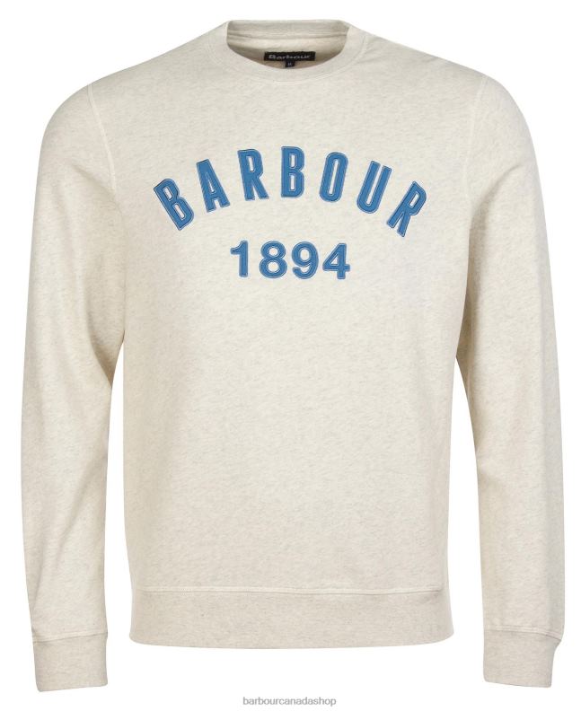 Barbour Clothing Men Pigment Blue John Crew Neck Sweatshirt 2BB2F1058