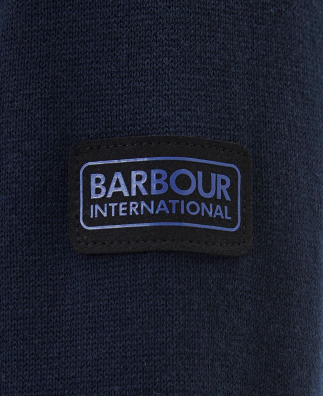 Barbour Clothing Men Anthracite Marl Cotton Crew Neck Sweater 2BB2F1086