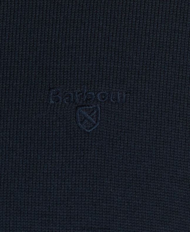 Barbour Clothing Men Charcoal Pima Cotton Crew Neck Sweater 2BB2F1075