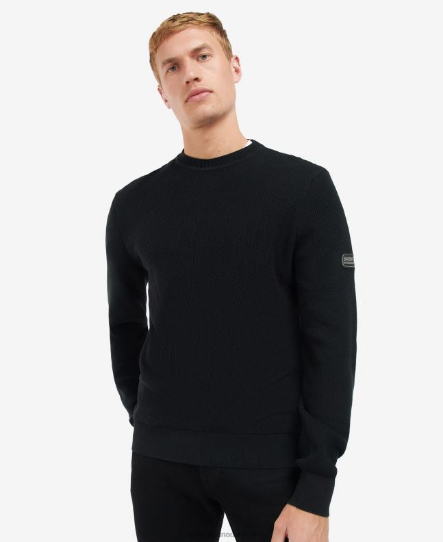 Barbour Clothing Men Classic Black Drive Knitted Jumper 2BB2F1117