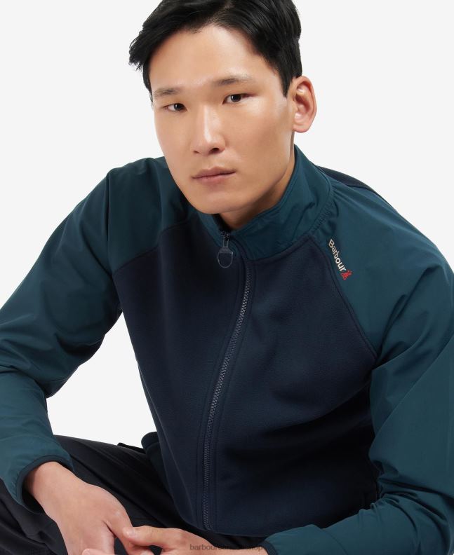 Barbour Clothing Men Classic Navy Lingfield Zip-Through Fleece 2BB2F1138