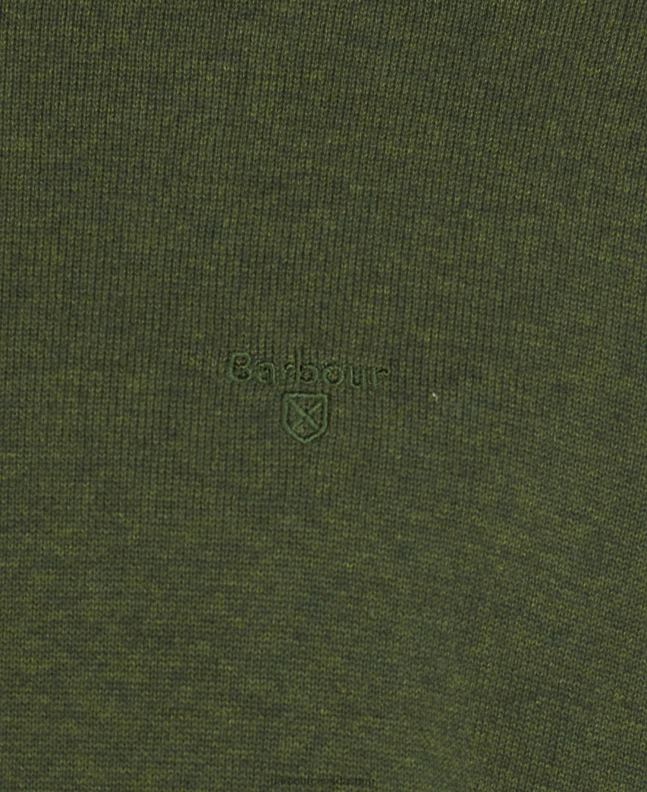 Barbour Clothing Men Grey Pima Cotton Crew Neck Sweater 2BB2F1080