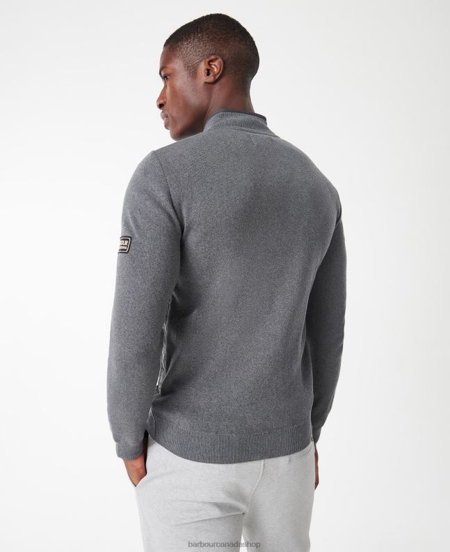 Barbour Clothing Men Storm Marl Baffle Zip Through 2BB2F1131