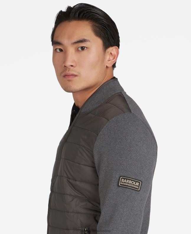 Barbour Clothing Men Storm Marl Baffle Zip Through 2BB2F1131