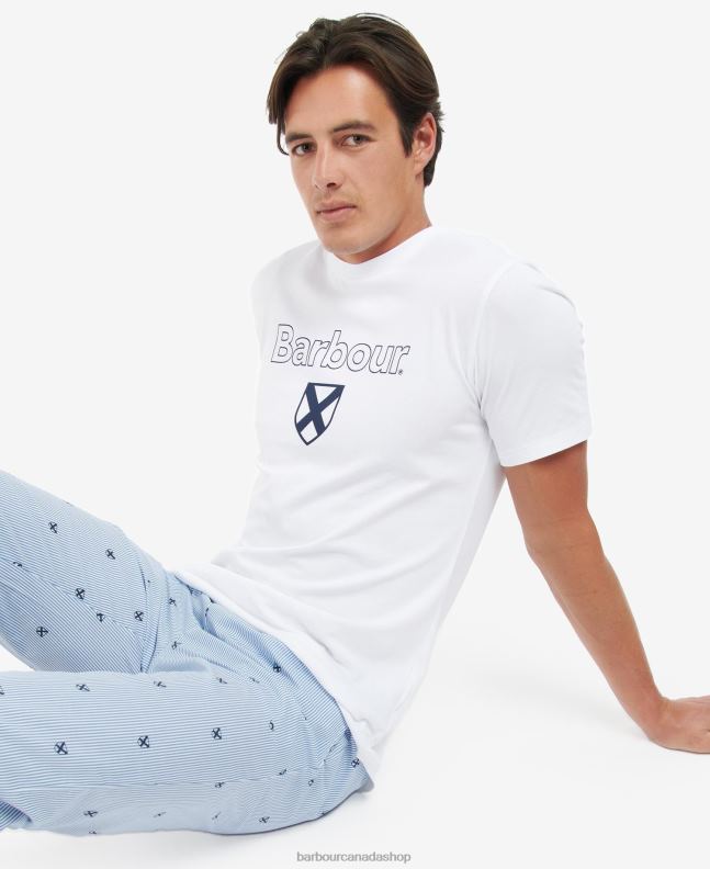 Barbour Clothing Men Classic Blue Tomas PJ Set 2BB2F1241