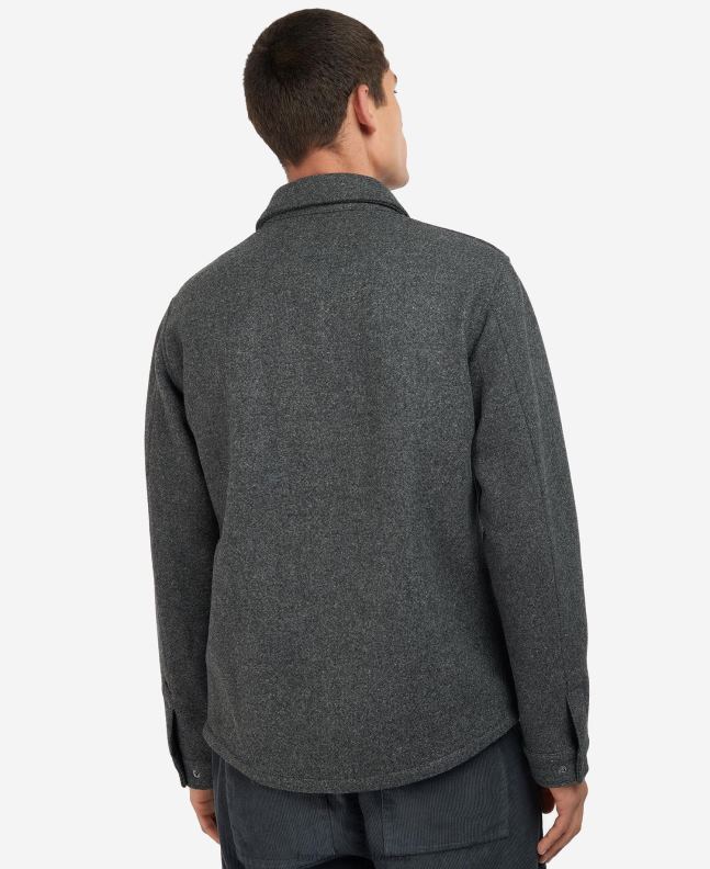 Barbour Clothing Men Charcoal/Cordovan Ivor Wool 2BB2F220