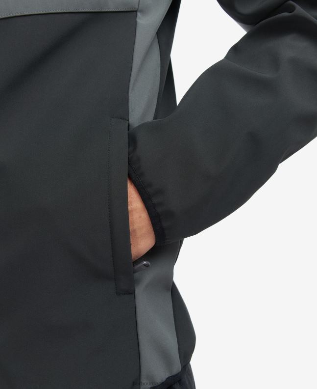 Barbour Clothing Men Classic Black Mercian Shell & Fleece Jacket 2BB2F1134