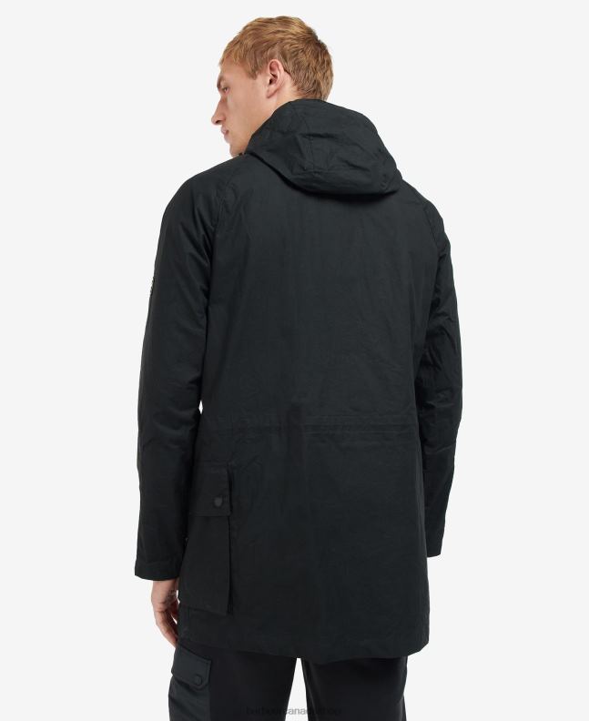 Barbour Clothing Men Classic Black Deal Casual Parka Coat 2BB2F176