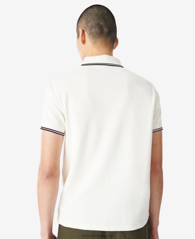 Barbour Clothing Men Archive Olive Rider Tipped Polo Shirt 2BB2F594