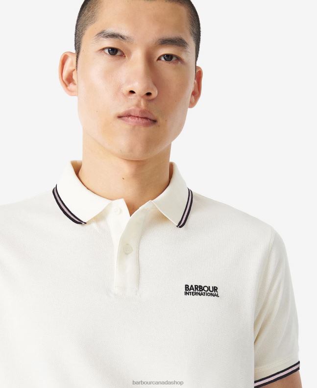 Barbour Clothing Men Archive Olive Rider Tipped Polo Shirt 2BB2F594