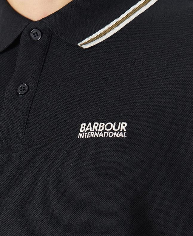 Barbour Clothing Men Archive Olive Rider Tipped Polo Shirt 2BB2F646