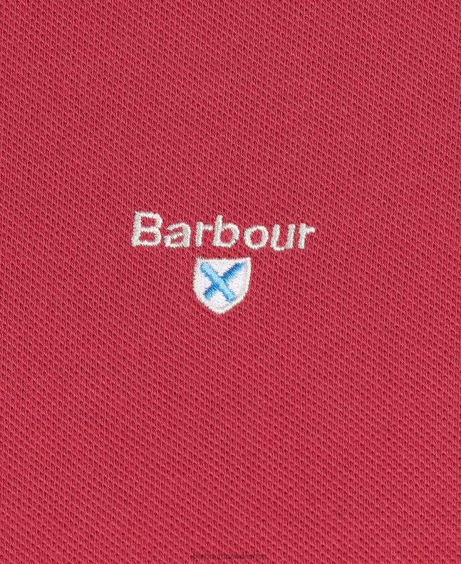 Barbour Clothing Men Atlantic Blue Sports Polo Shirt 2BB2F612