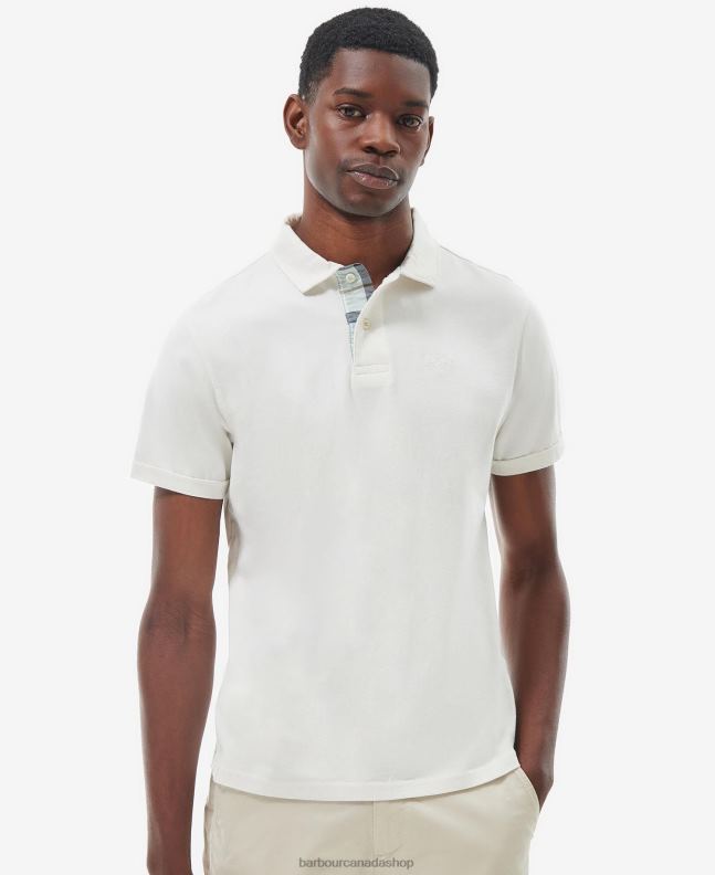 Barbour Clothing Men Blue Chalk Kirkhill Polo Shirt 2BB2F593