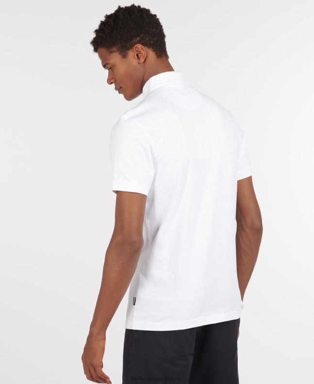 Barbour Clothing Men Blue Steel Corpatch Polo Shirt 2BB2F624