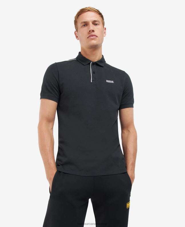 Barbour Clothing Men Classic Black Edge Polo Shirt 2BB2F658