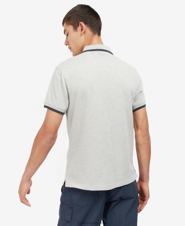 Barbour Clothing Men Classic Navy Beaumont Zip Polo Shirt 2BB2F727