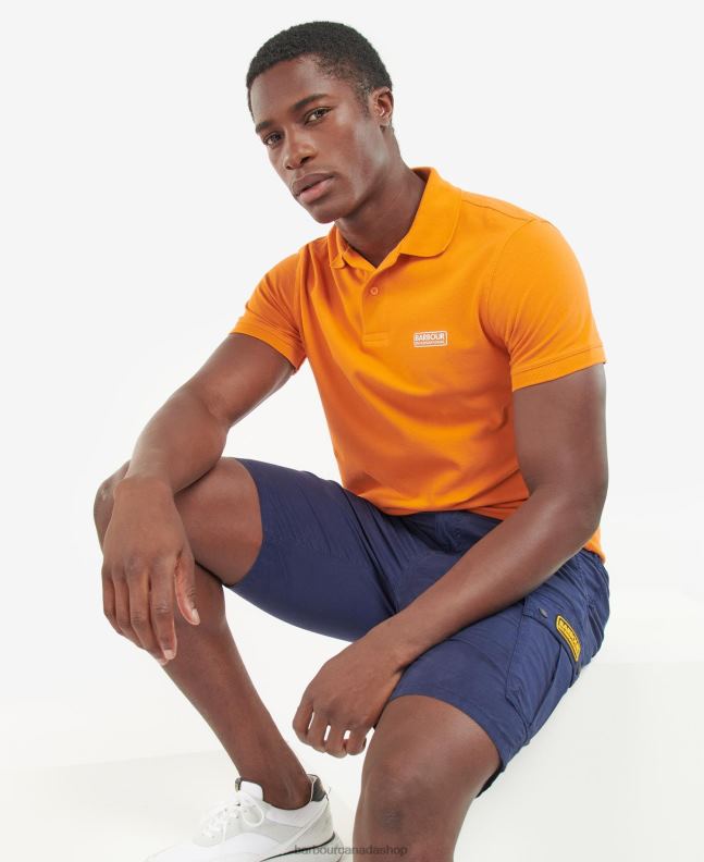 Barbour Clothing Men Dark Thistle Essential Polo Shirt 2BB2F653