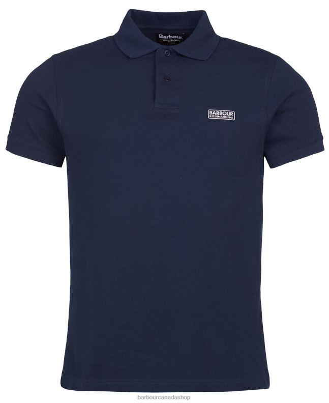 Barbour Clothing Men Deep Blue International Poloshirt International Essential 2BB2F596