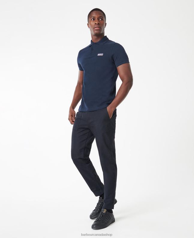 Barbour Clothing Men Deep Blue International Poloshirt International Essential 2BB2F596