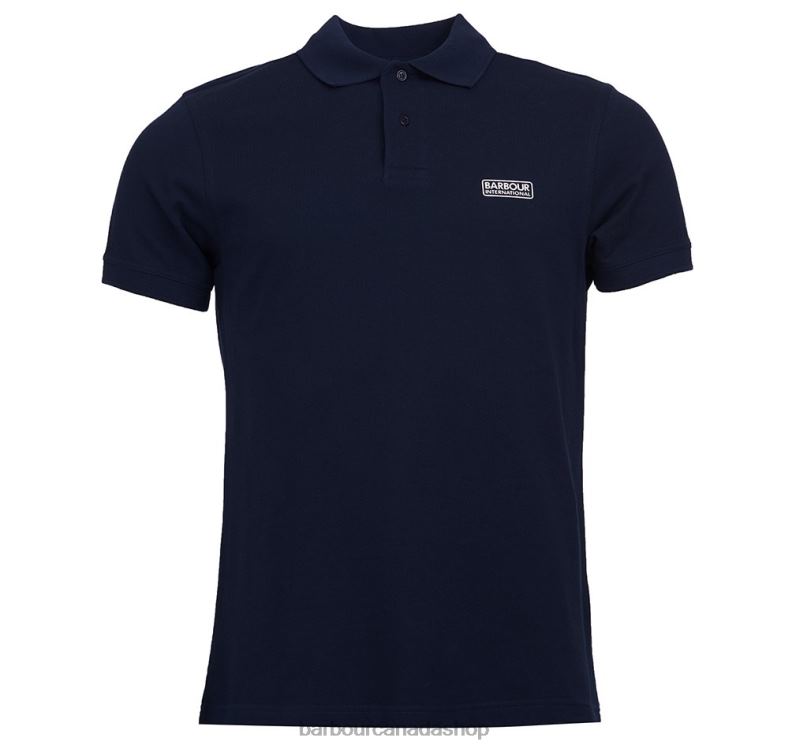 Barbour Clothing Men Deep Blue International Poloshirt International Essential 2BB2F596