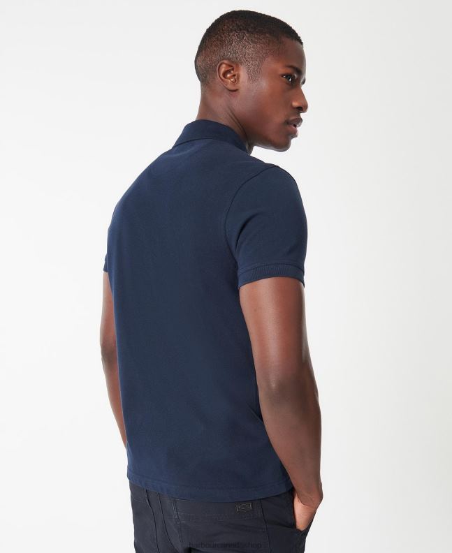 Barbour Clothing Men Deep Blue International Poloshirt International Essential 2BB2F596