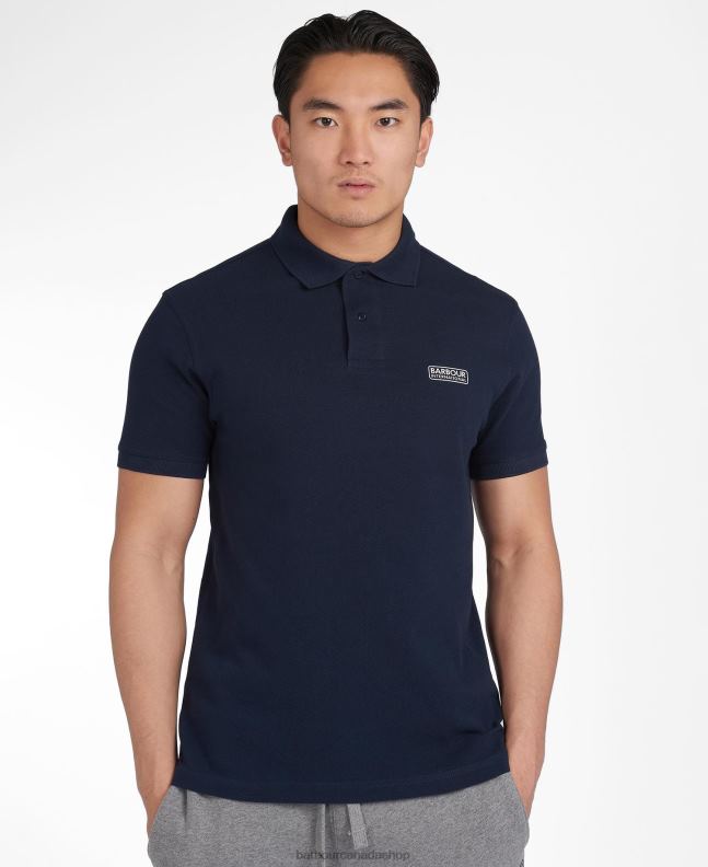 Barbour Clothing Men Deep Blue International Poloshirt International Essential 2BB2F596