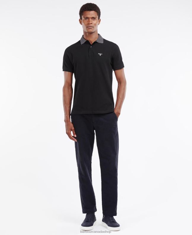 Barbour Clothing Men Dk Bordeaux Bothain Polo Shirt 2BB2F738