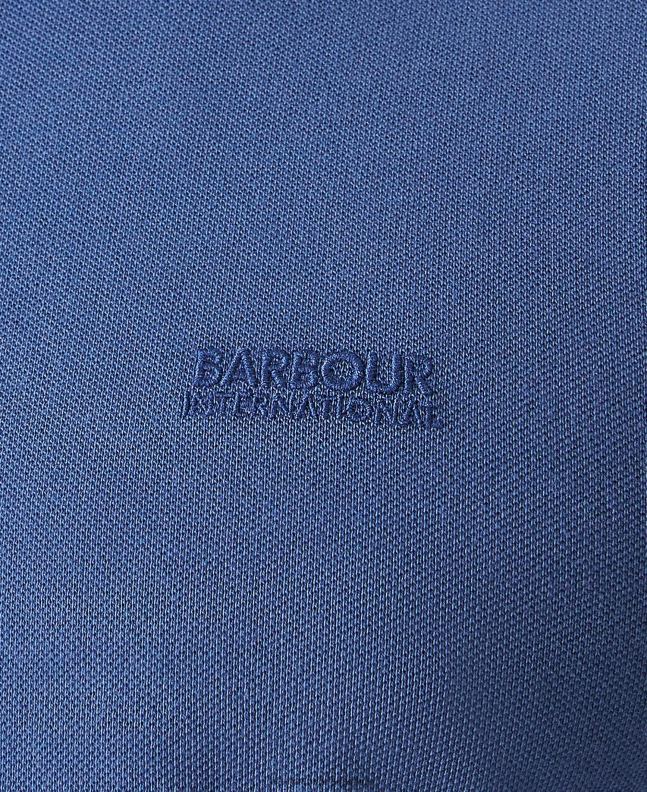 Barbour Clothing Men Dusk Pink Essential Garment Dye Polo Shirt 2BB2F680