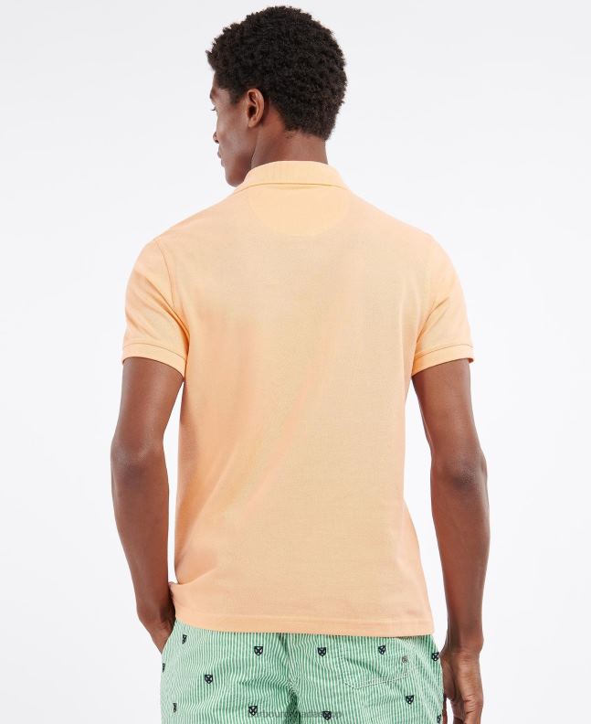 Barbour Clothing Men Dusty Mint Sports Polo Shirt 2BB2F654