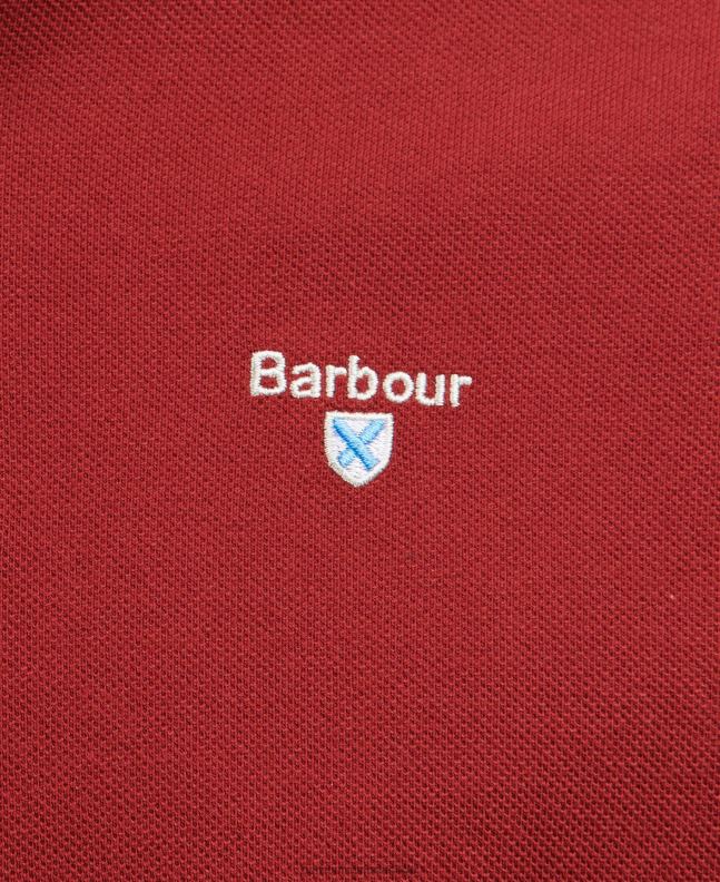 Barbour Clothing Men Force Blue Tartan Pique Polo Shirt 2BB2F560