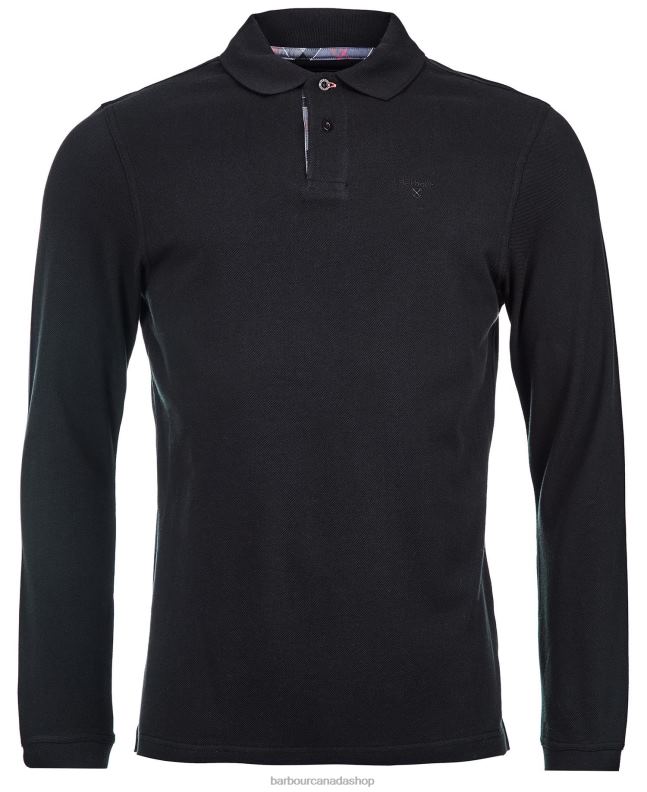 Barbour Clothing Men Forest Essential Langarmshirt Sports 2BB2F590